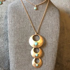 Lucky brand necklace and bracelet